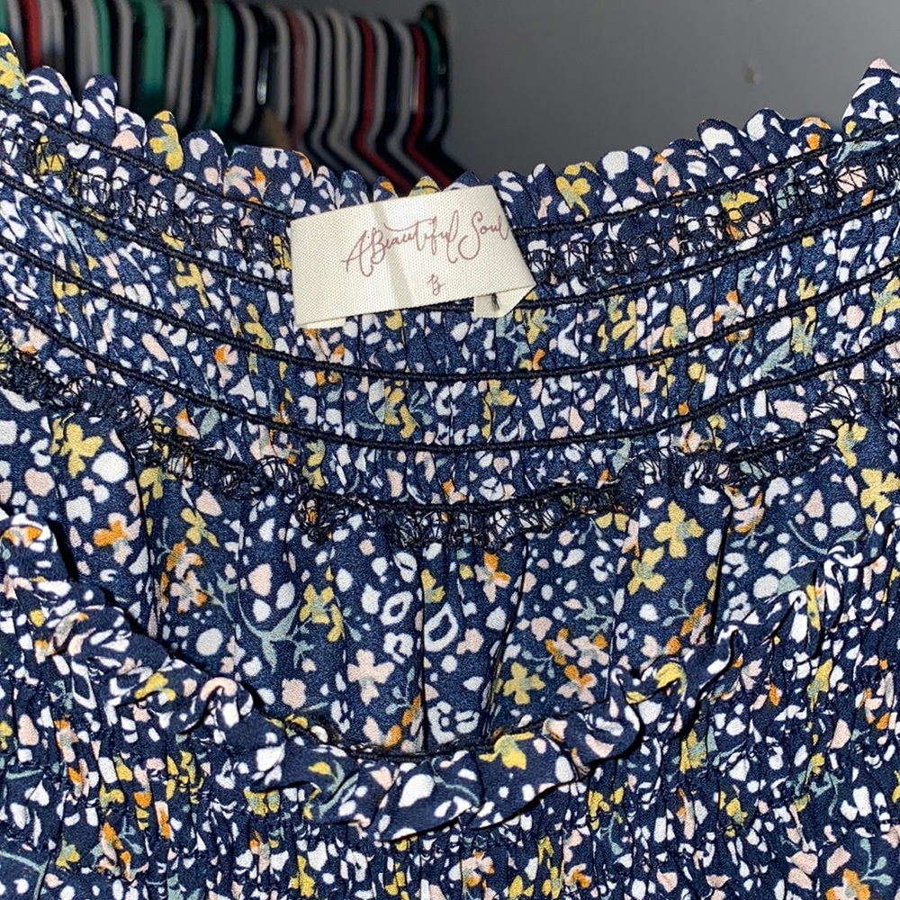 Floral Ruffle Tank - Picture 3 of 3